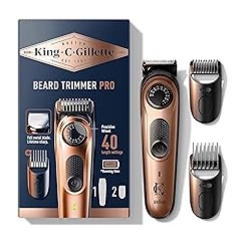 PRO Tondeuse à barbe électrique homme Avec Molette De Précision - Made in France