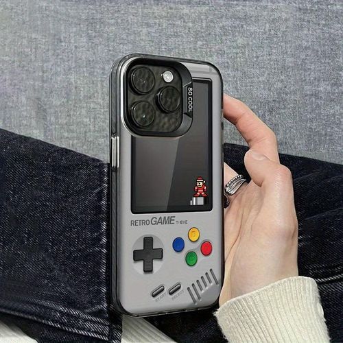 Pochette Coque Étui de téléphone à motif de console de jeu rétro pour iPhone 16 Pro Max