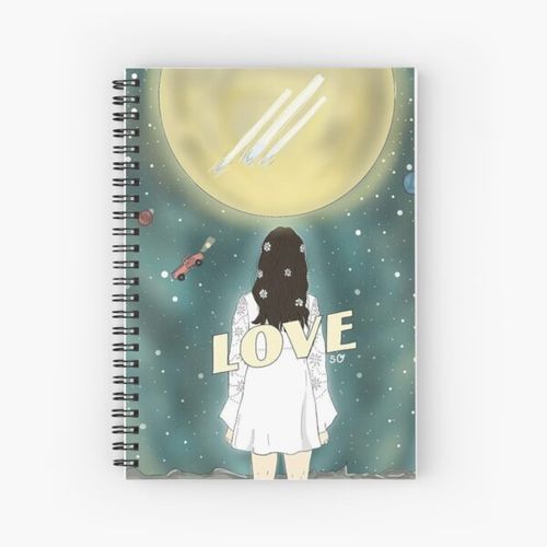Love Spiral Notebook Bloc note