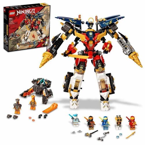 Robot Ninja de Combat à Construire – Jeu de Construction Mecha Ninja avec Figurines – Jouet Créatif Enfant