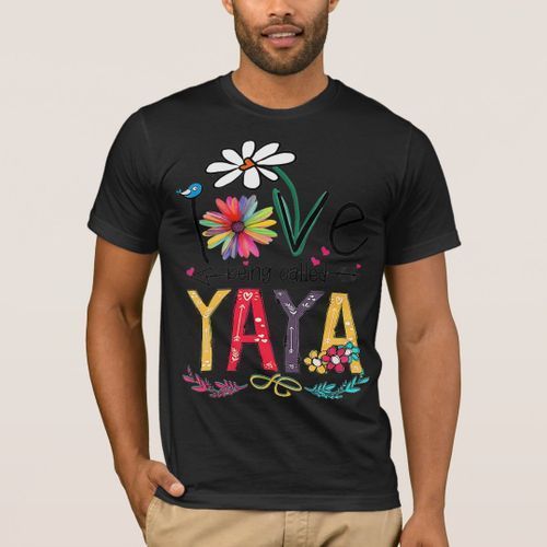 T-shirt I like to be called Yaya Sunflower Mothers Day