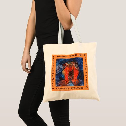 Tote Bag Sage-femme dans beaucoup de langues Unique, haute qualité