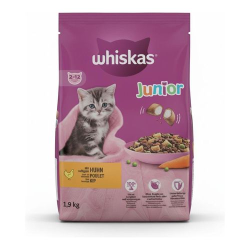 Croquettes Pour Chatons Junior Au Poulet - Alimentation Complète Pour Croissance Saine - 2 à 12 Mois - 1,9 Kg