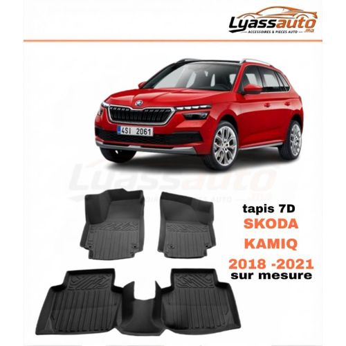 Tapis de Sol 7D Sur Mesure pour SKODA KAMIQ 2018-2021
