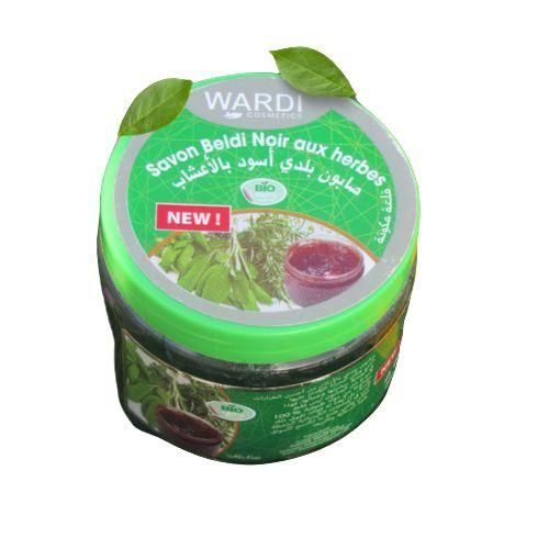 Savon noir aux herbes 200 grammes