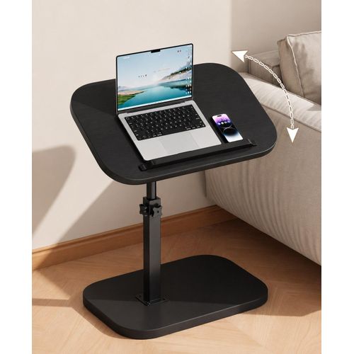 Table d'Ordinateur Portable Réglable 360° – Bureau d'Appoint Multifonction pour Lit, Canapé et Bureau