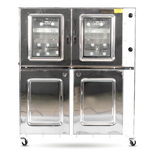 Four à Gaz avec cache bouteille 90 cm - Inox