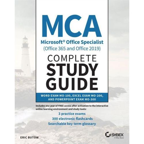 Guide d'étude complet pour le spécialiste MCA Microsoft Office (Office 365 et Office 2019) : examen Word MO-100, examen Excel MO-200, et examen PowerPoint MO-300