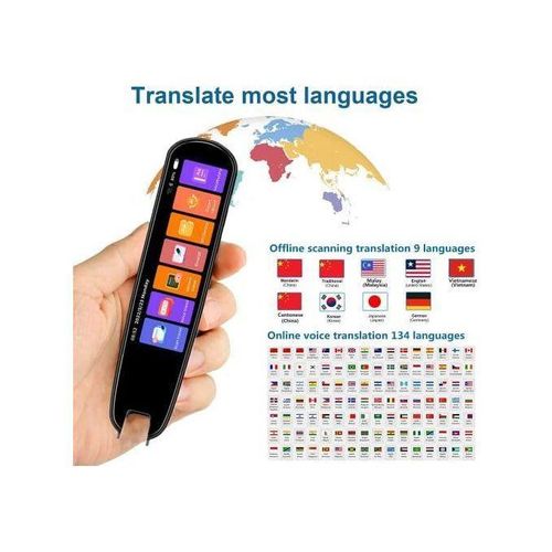 Traducteur portable avec support de nombreuses langues