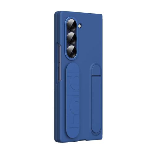 Coque Silicone Bleu Haute Qualité pour Samsung Z FOLD 6 Pochette Cover Protection