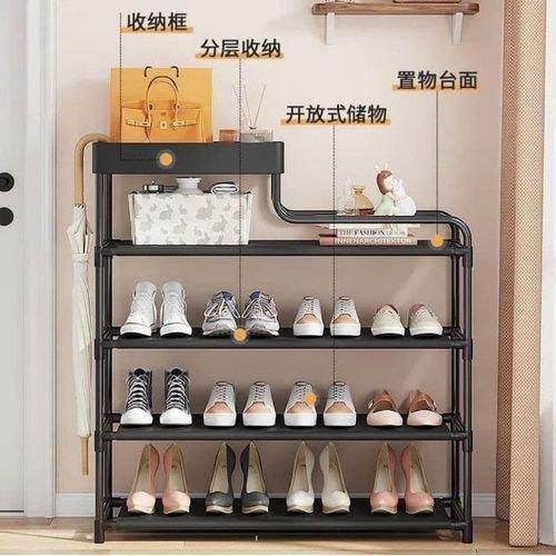Armoire à chaussures multicouche, rangement pour dortoir, simple, anti-poussièr