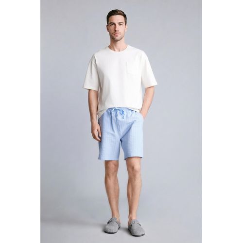 Ensemble en tissu Coupe boxy Homme Bleu marine