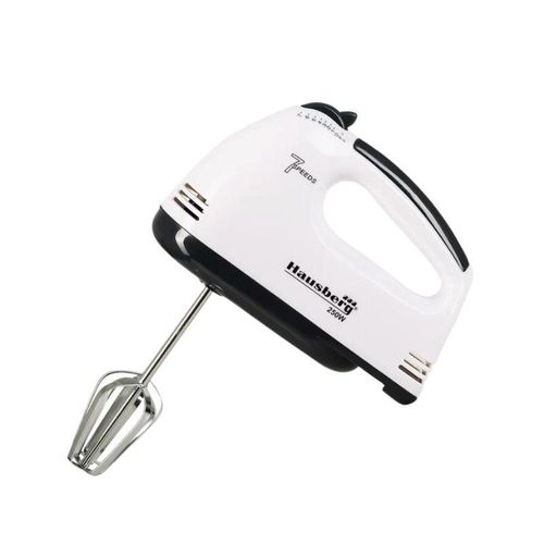 Batteur à main électrique HB-4112NG – 250 W – 7 vitesses – Fouets chromés