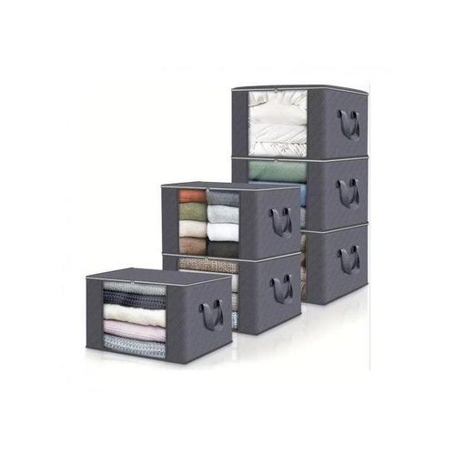 Ensemble,Manifique,6 Sac de rangement de vêtement et draps,Fenêtre transparante