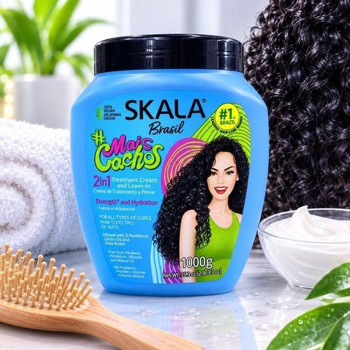 Masque Capillaire Intensif pour Cheveux Ondulés, Bouclés et Frisés