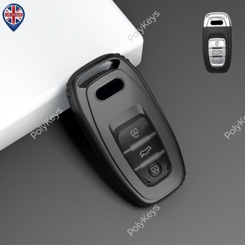 Étui de protection pour clé de voiture AUDI A1 A3 A4 A5 A6 A7 A8 Q3 Q5 Q7 S4 S5 S LINE couleur et design aléatoire