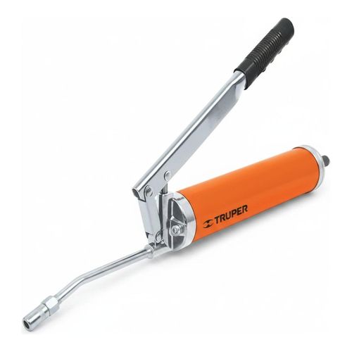 Pistolet à Graisse 6000 PSI - Poignée Antidérapante - Pour Entretien Mécanique - Orange