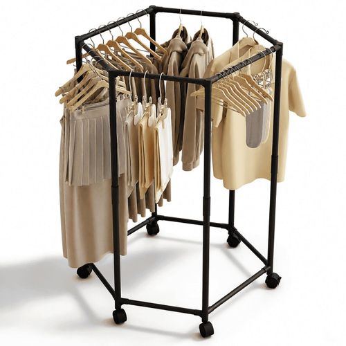 Portant à vêtements d'angle – La solution intelligente pour optimiser l'espace et organiser votre chambre avec style