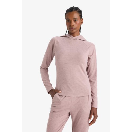 Top de sport capuche et manches longues Coupe standard de DeFactoFit