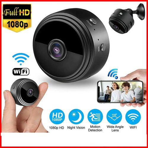 Mini caméra espion wifi HD A9 1080P sans fil, Mini caméra Cachée portable.