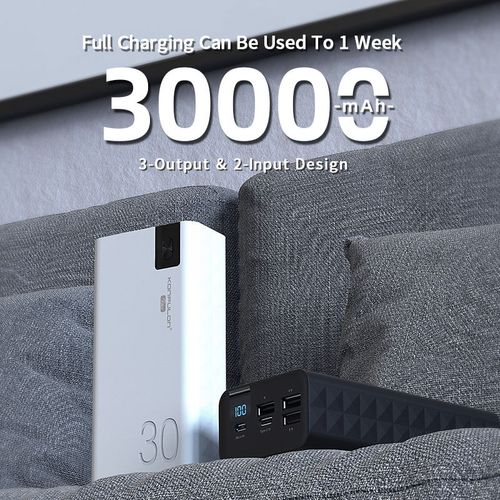 Powerbank 30 000 MAH SUPPORT 12W FAST CHARGE ORIGINAL ultra haute capacité