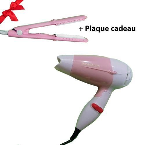 مجفف شعر صغير قابل للطي من ماكسيسالون 1200 وات - أدوات تصفيف الشعر للصالون والاستخدام المنزلي