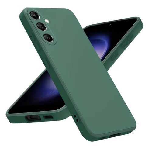 Coque Samsung Galaxy A14 5G vert en Silicone Liquide – Protection Antichoc et Anti-Rayures