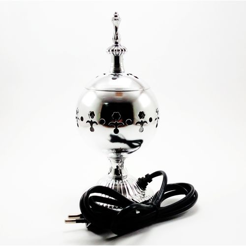 مبخرة صغيرة أنيقة // مبخرا كهربائية // مبخرة // مبخرة فضية // Brûleur d'encens // Mbikhra Electrique // Encensoir