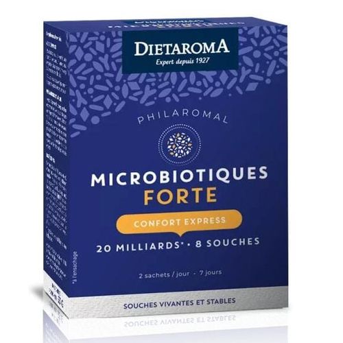 Microbiotique Philaromal Forte Bio 20 Milliards Flore Intestinale - 8 Souches14 SACHETS