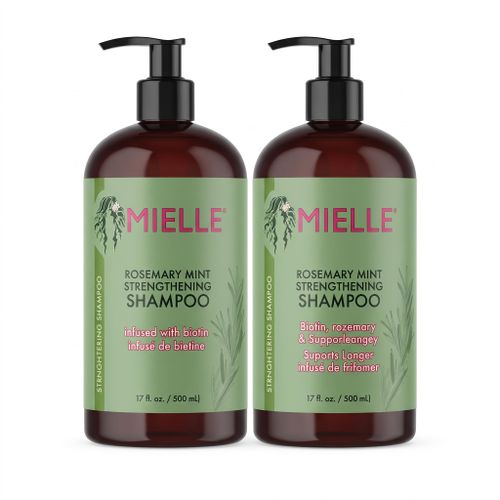 Rosemary Mint Strengthening Shampoo - 500ml (Pack of 2)