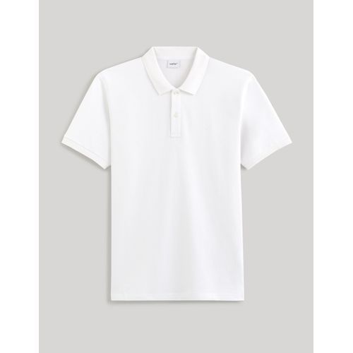 Polo piqu&eacute; 100% coton - Blanc