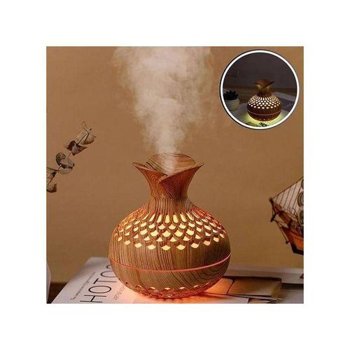 Humidificateur de 300 Ml Humidificateur à Diffuseur d'Air Aromatique avec Conception USB Diffuseur d'Arômes avec Éclairage LED Coloré
