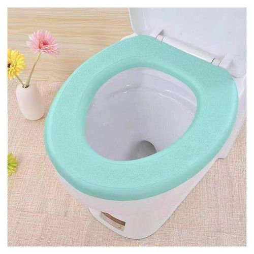 Housse de siège de toilette de couleur vive, coussin de tabouret lavable étanche