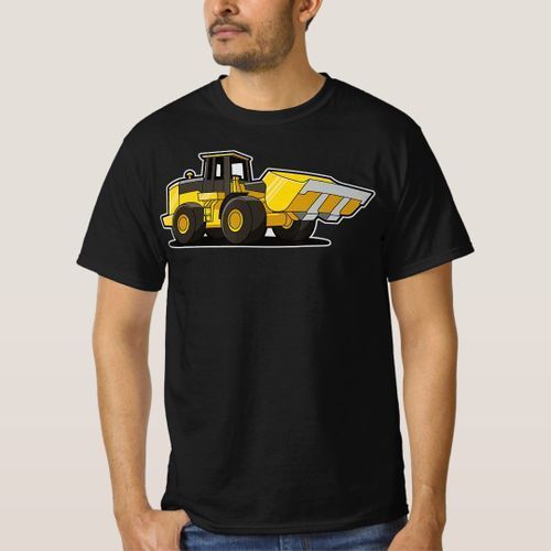 Tractor shirt t-shirt before construction for ADU