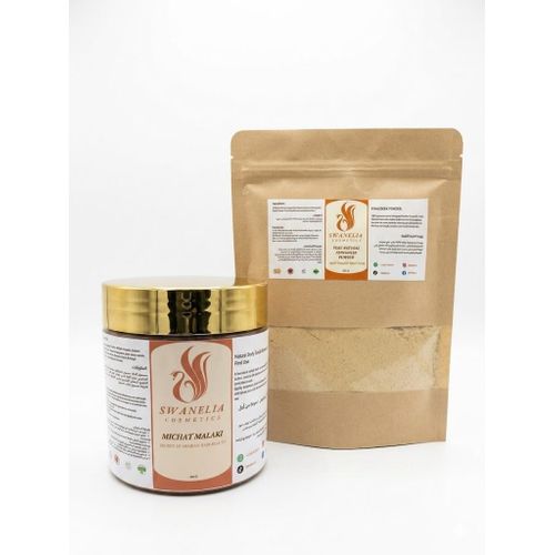 Pack Densité & Reflets Acajou Swanelia – Michat Malaki Rouge (250g) + Poudre de Fénugrec (250g)
