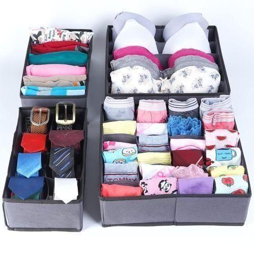 Armoire de rangement pour sous-vêtements, boîte de rangement pour chaussettes, soutien-gorge, cravates