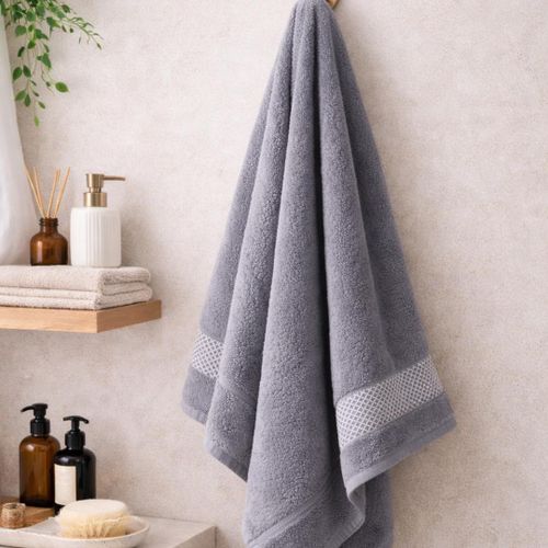 Serviette Bambou 50x90 Gris clair