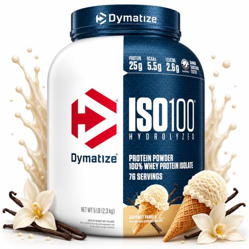 ISO100 Hydrolysé 2.3 kg Gourmet Vanilla – Performance, Récupération & Digestion Optimale