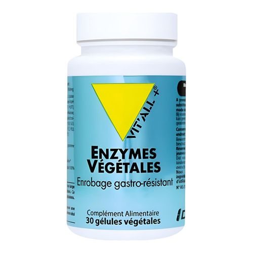 Enzymes Végétales - Digestion Saine - 30 Gélules Végétales