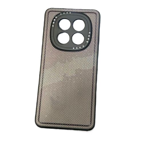 Coque souple et solide motif carbone texture pour Xiaomi Redmi note 15