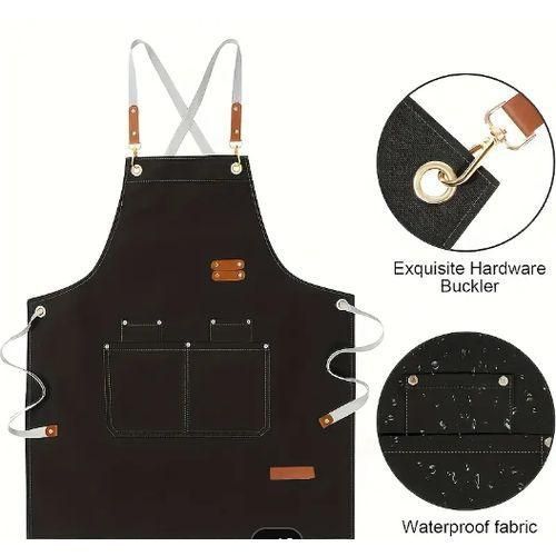 Tablier de Travail Imperméable – Toile Réglable pour Cuisine et Restauration
