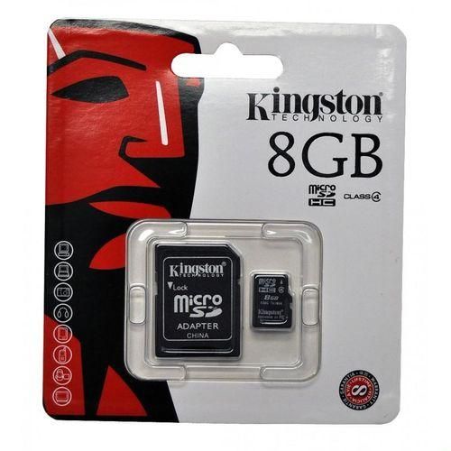 Kingston Carte Mémoire 8GB Micro SDHC - Classe 4