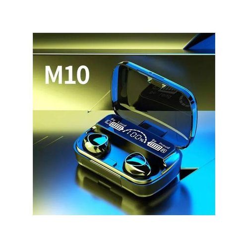TWS Écouteurs sans fil M10 Bluetooth 5.1, boîte de charge,