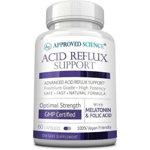 دعم لحرقة المعدة بجذر الخطمي، L-تورين - 60 كبسولة - نباتي