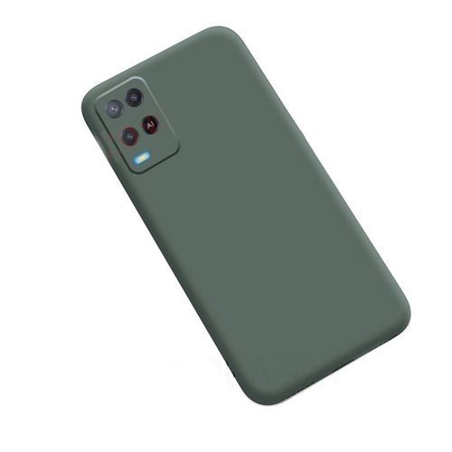 Pochette silicone pour Realme 8 finition Soft touch et facile utilise Vert