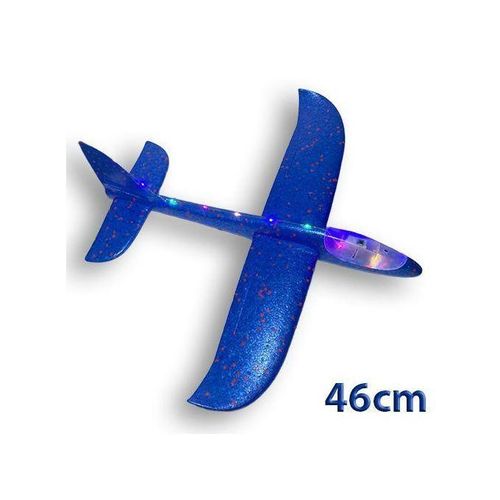 Avion Planeur en Mousse 46 cm avec Lumières LED
