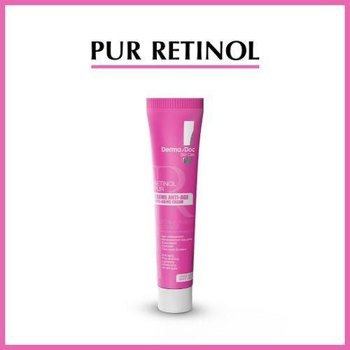 كريم مضاد للشيخوخة بالريتينول النقي 40 مل لبشرة أكثر نعومة وإشراقًا.