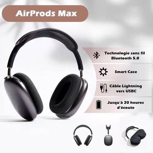 P9 Casque Bluetooth IP9 Sans Fil Over-Ear Son stéréo HD réduction de bruit micro intégré appels mains libres autonomie longue durée confort ergonomique compatible iPhone Android tablette PC audio immersif et connexion stable Bluetooth 50