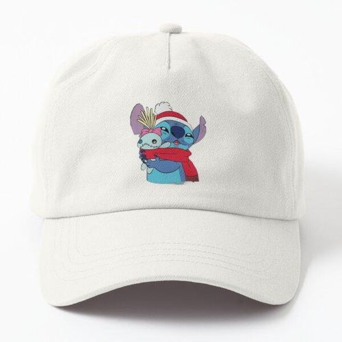 Lilo et Stitch joyeux Noël casquette blanc unique