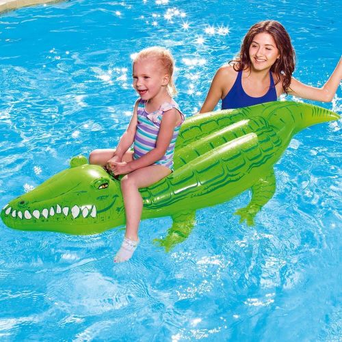 Tour de croc gonflable des enfants sur l'amusement de l'eau de piscine de vacances de Gator 1.68M